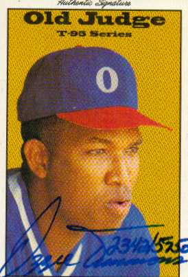 1995 Signature Rookies Old Judge Signatures #32 Ozzie Timmons