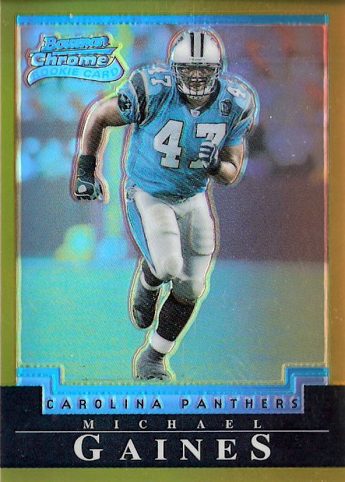 2004 Bowman Chrome Gold Refractors #218 Michael Gaines