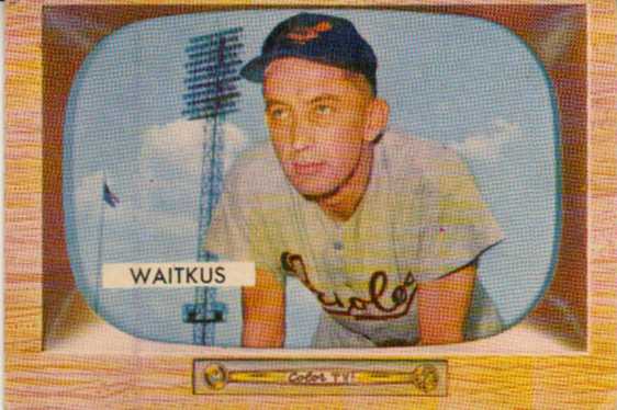 1955 Bowman #4 Eddie Waitkus