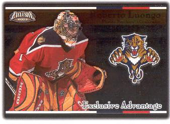 2002-03 Pacific Exclusive Advantage #8 Roberto Luongo