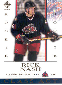 2002-03 Private Stock Reserve Class Act #6 Rick Nash
