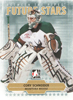 2009-10 Between The Pipes #8 Cory Schneider