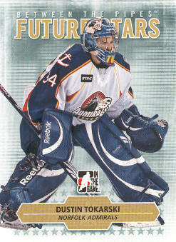 2009-10 Between The Pipes #11 Dustin Tokarski