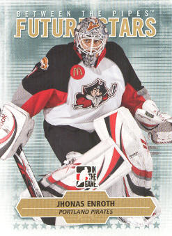 2009-10 Between The Pipes #13 Jhonas Enroth