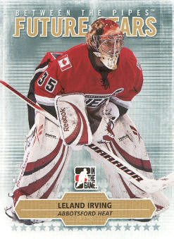 2009-10 Between The Pipes #20 Leland Irving