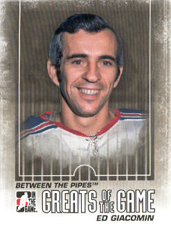 2009-10 Between The Pipes #117 Ed Giacomin