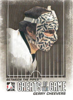 2009-10 Between The Pipes #120 Gerry Cheevers