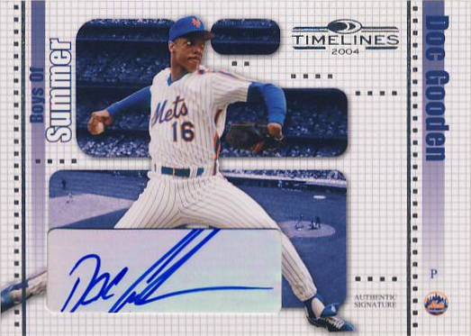 2004 Donruss Timelines Boys of Summer Autograph #11 Doc Gooden