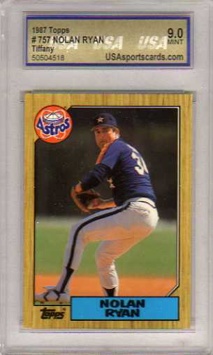 1987 Topps Tiffany #757 Nolan Ryan