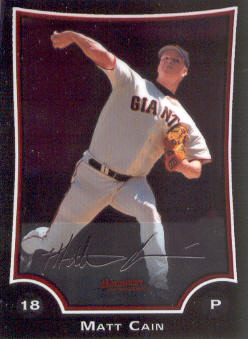 2009 Bowman Chrome #171 Matt Cain