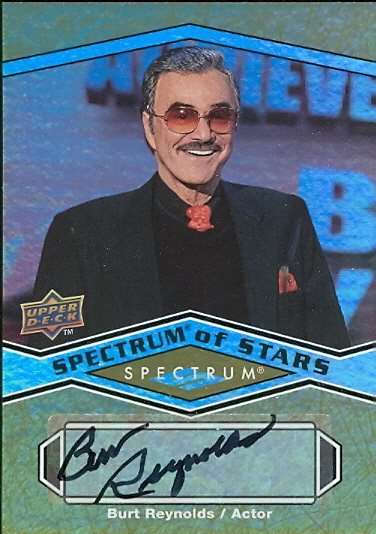 2009 Upper Deck Spectrum Spectrum of Stars Autographs #BU Burt Reynolds