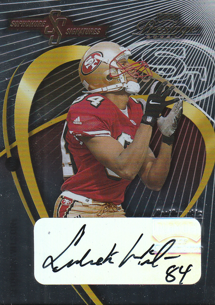 2002 Playoff Prestige Sophomore Signatures #SS6 Cedrick Wilson