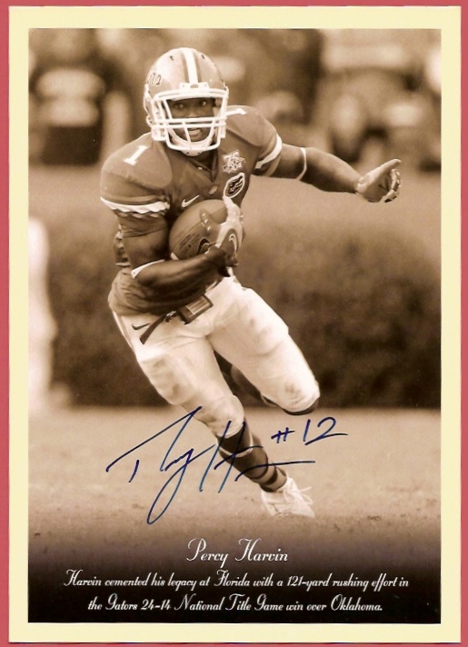 2009 Philadelphia Jumbos Autographs #RC40 Percy Harvin