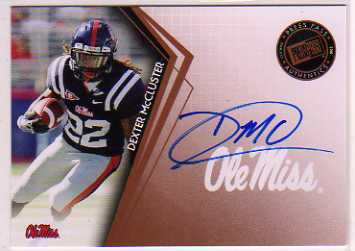 2010 Press Pass Autographs Bronze #PPSDM Dexter McCluster