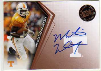 2010 Press Pass Autographs Bronze #PPSMH Montario Hardesty