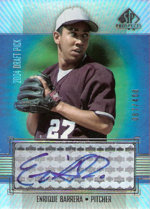 2004 SP Prospects #411 Enrique Barrera AU/400 RC