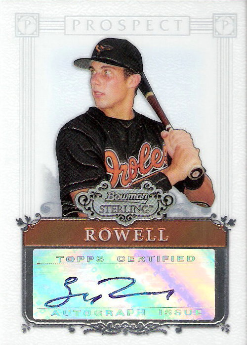 2006 Bowman Sterling Prospects #BR Billy Rowell AU A EXCH