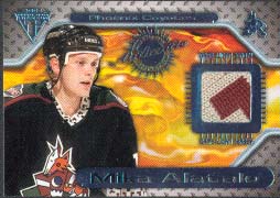 2000-01 Pacific Private Stock Titanium Game Gear Jersey #123, Mike Alatalo