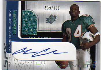 2001 SPx #107B Chris Chambers JSY AU/900 RC
