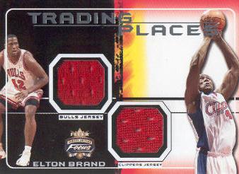 2001-02 Fleer Focus Trading Places Jerseys #7 Elton Brand