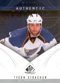 2009-10 SP Game Used #105 Tyson Strachan RC