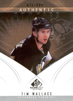 2009-10 SP Game Used #109 Tim Wallace RC