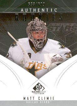 2009-10 SP Game Used #138 Matt Climie RC