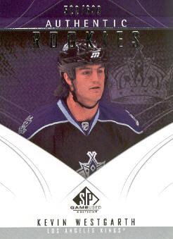 2009-10 SP Game Used #144 Kevin Westgarth RC