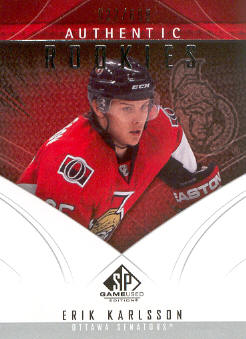 2009-10 SP Game Used #165 Erik Karlsson RC