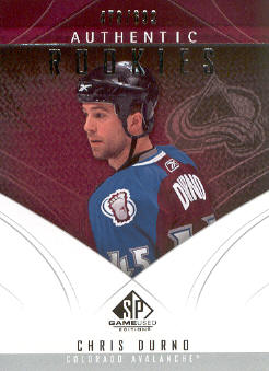 2009-10 SP Game Used #176 Chris Durno RC