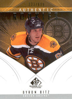 2009-10 SP Game Used #178 Byron Bitz RC