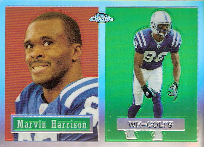 2005 Topps Chrome Throwbacks Refractors #TB2 Marvin Harrison