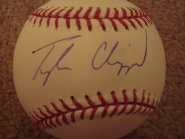 Tyler Clippard Autographed Official MLB Baseball With Steiner COA
