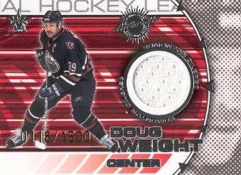 2000-01 Vanguard Dual Game-Worn Jerseys #7 Doug Weight/Ryan Smyth/1500