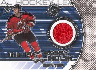 2000-01 Vanguard Dual Game-Worn Jerseys #8 Bobby Holik/Mariusz Czerkawski/1500