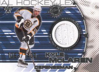 2000-01 Vanguard Dual Game-Worn Jerseys #14 Kyle McLaren/Don Sweeney/1400