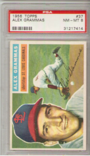 1956 Topps #37 Alex Grammas