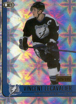 2001-02 Pacific Heads Up Premiere Date #87 Vincent Lecavalier