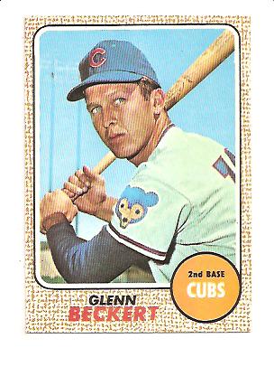 1968 Topps #101 Glenn Beckert