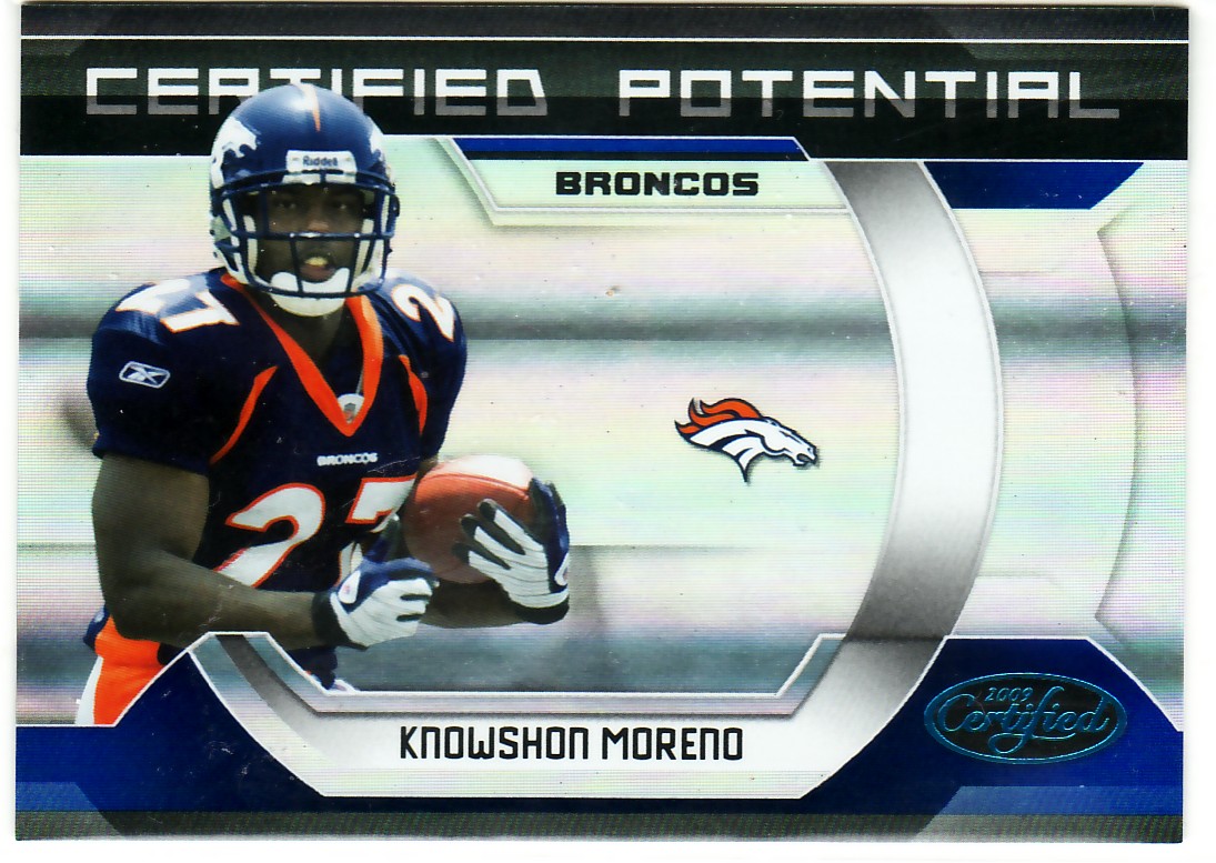2009 Certified Certified Potential Blue #26 Knowshon Moreno