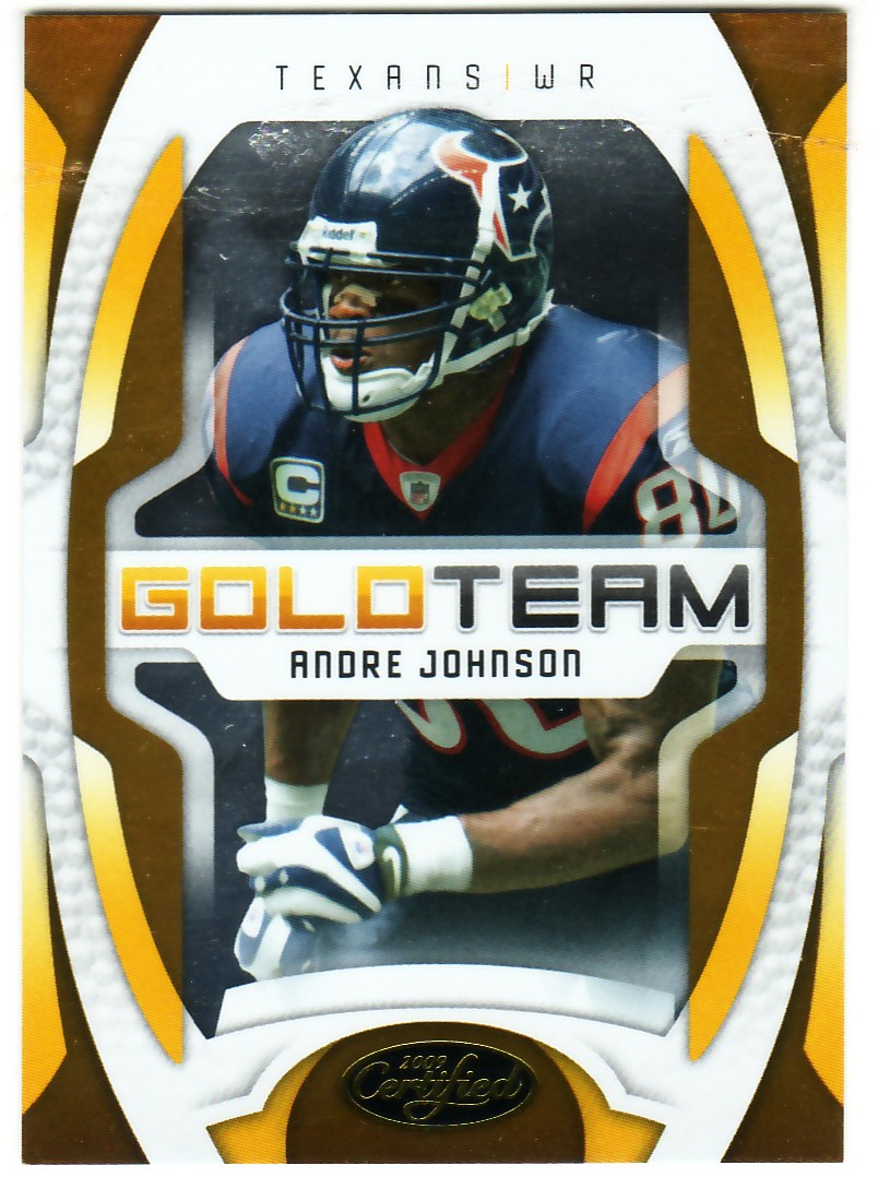 2009 Certified Gold Team #7 Andre Johnson