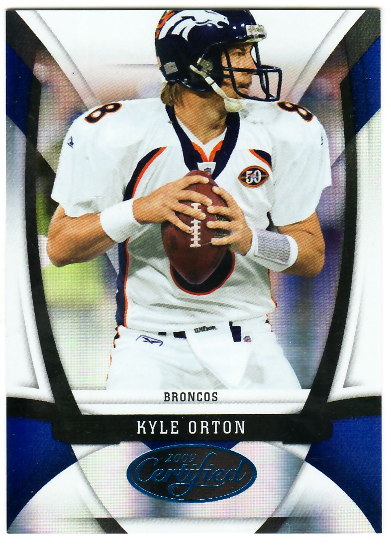 2009 Certified Mirror Blue #40 Kyle Orton