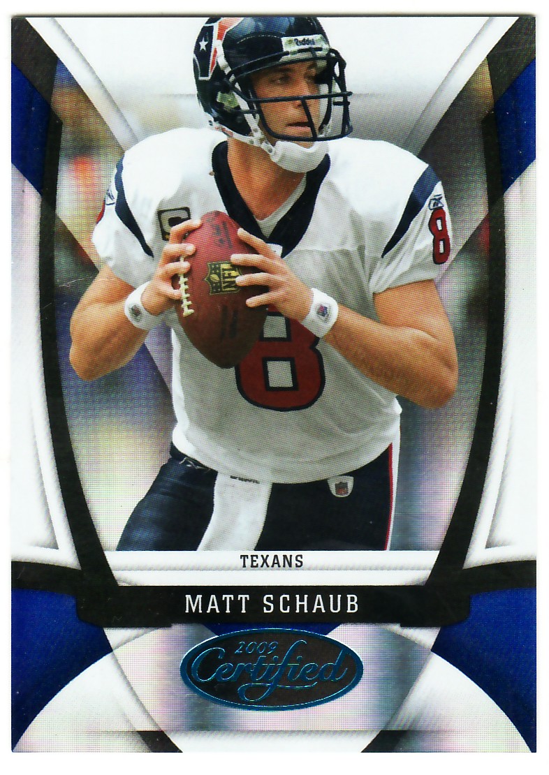 2009 Certified Mirror Blue #50 Matt Schaub