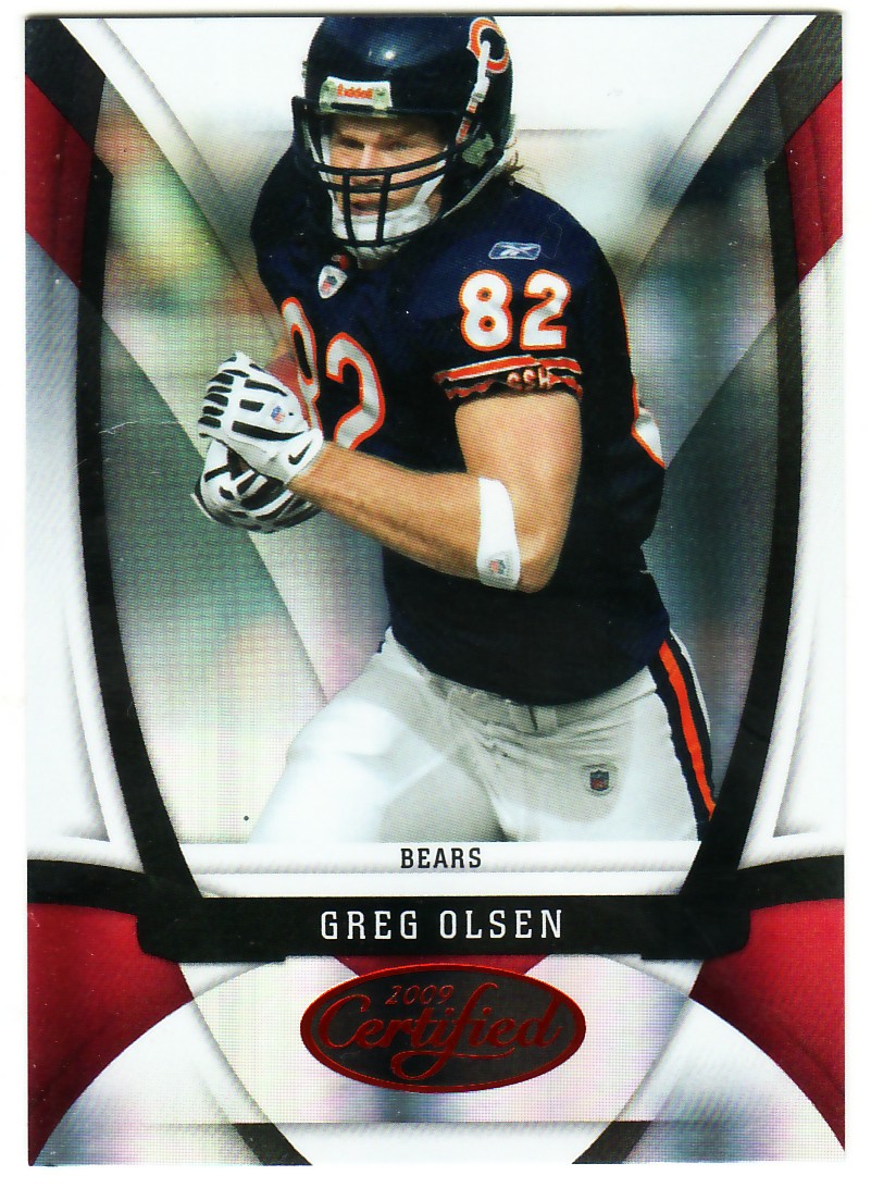 2009 Certified Mirror Red #23 Greg Olsen