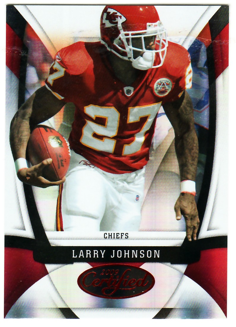 2009 Certified Mirror Red #62 Larry Johnson