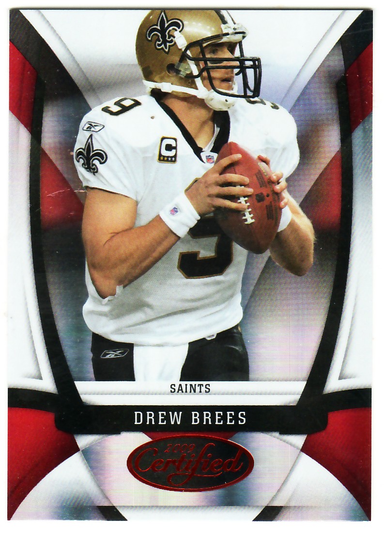 2009 Certified Mirror Red #76 Drew Brees