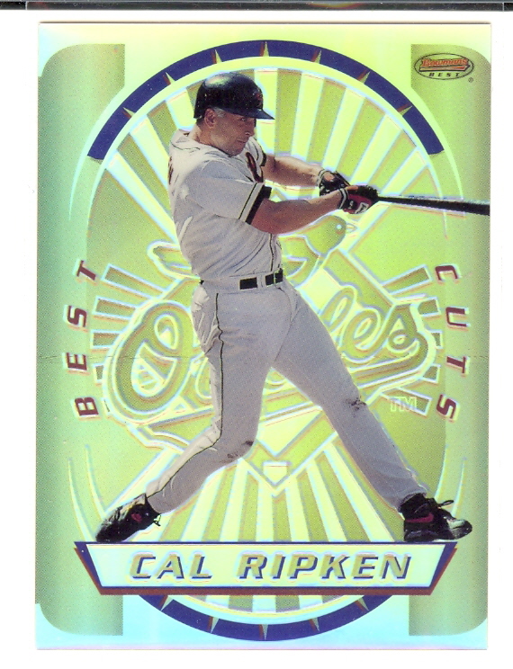 1996 Bowman's Best Cuts Refractors #11 Cal Ripken (UNCUT)