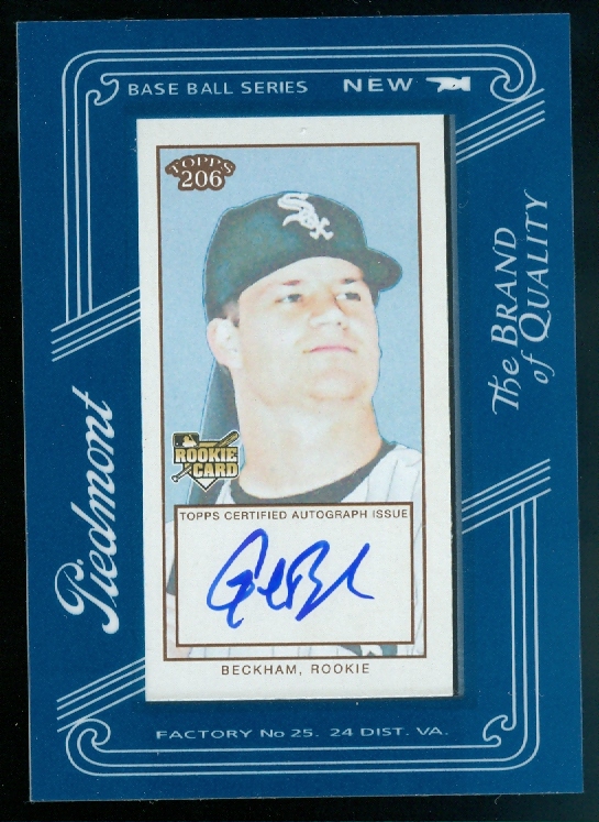2009 Topps 206 Mini Framed Autograph #FMA1 Gordon Beckham