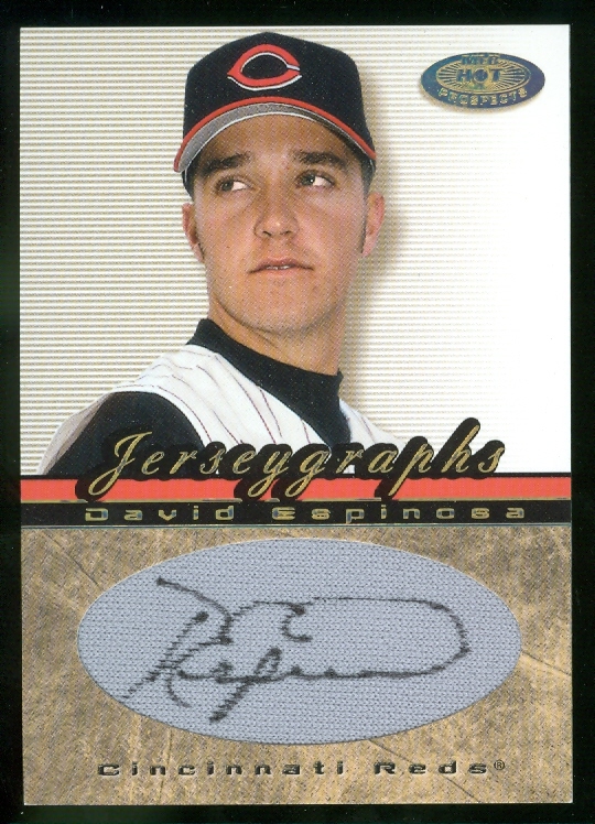 2002 Hot Prospects Jerseygraphs #JDE David Espinosa