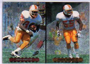 1996 Upper Deck Silver Helmet Cards #NC4 E.Rhett/D.Brooks